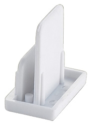 UFB-Q121 C21 WHITE 1 POLYBAG Заглушка торцевая для шинопровода. Цвет — белый. Упаковка — полиэтилено