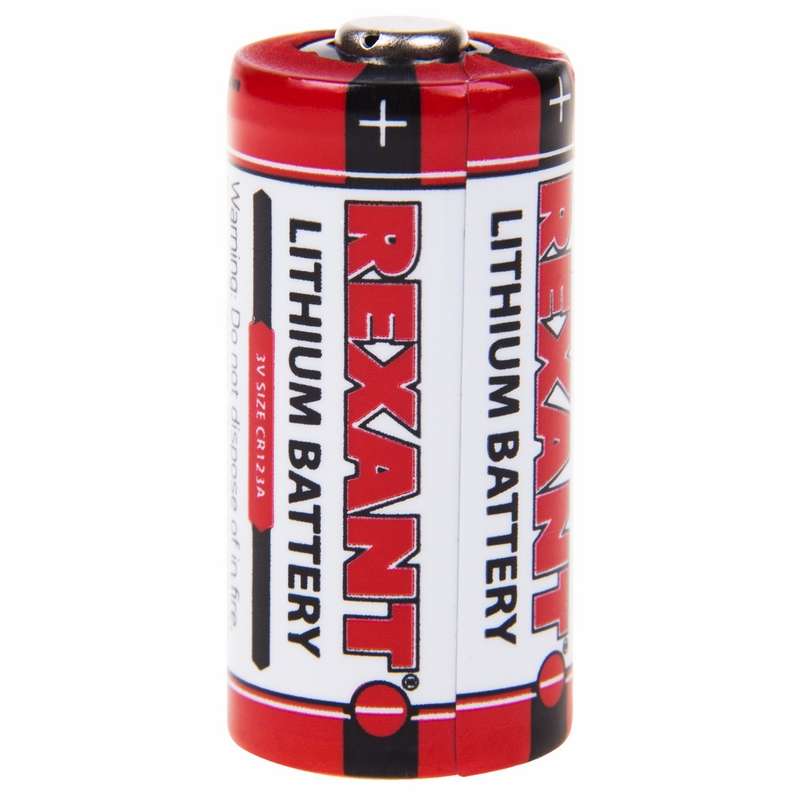 Батарейка литиевая CR123 3V 1 шт. блистер REXANT